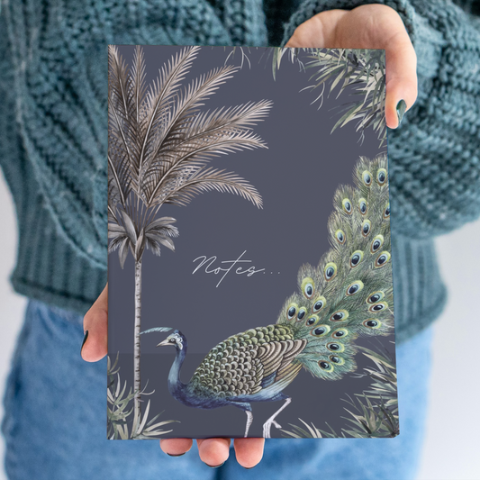 Soft Cover A5 Notebook Exotic Zanana Dark