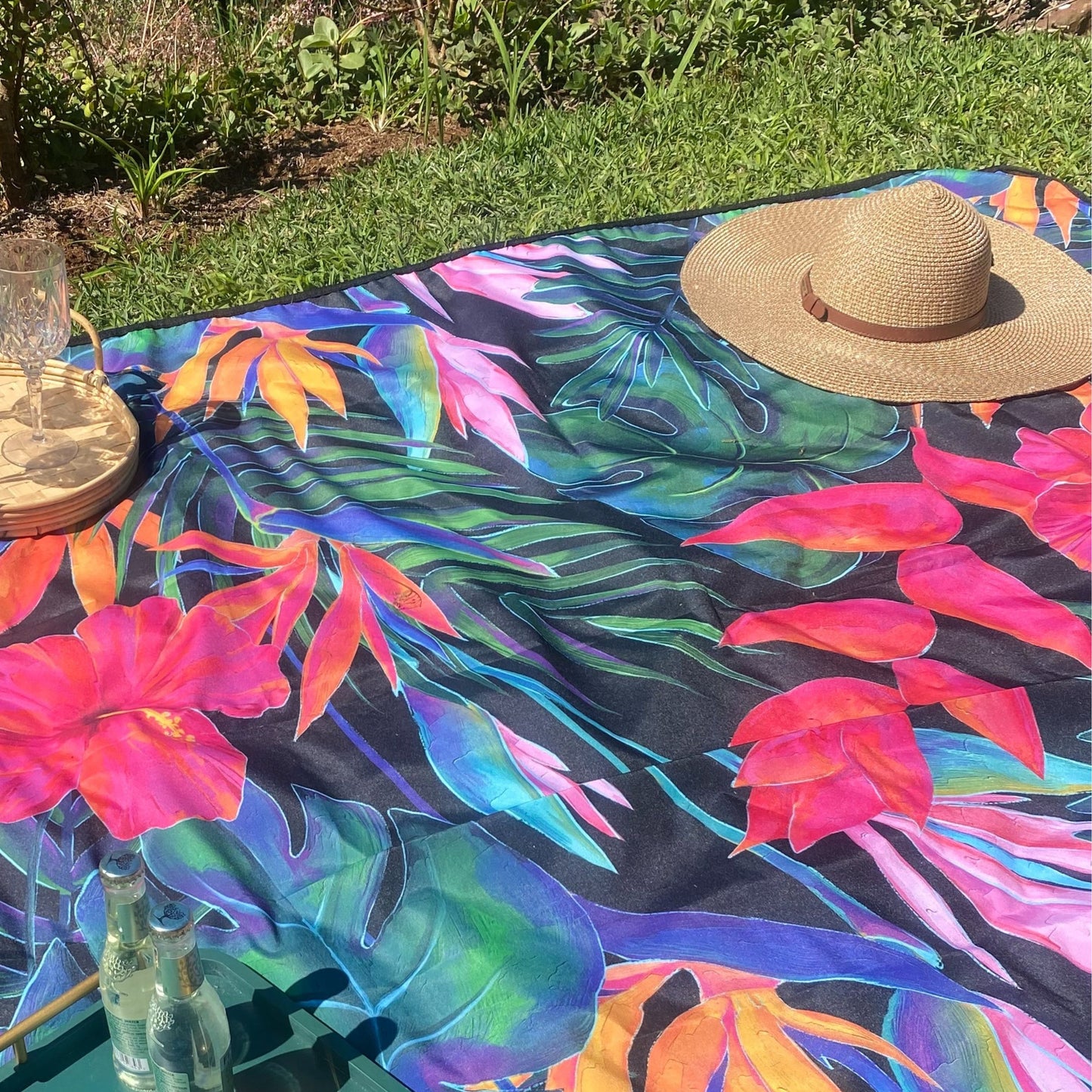 Picnic Mat Tropic Paradise Floral